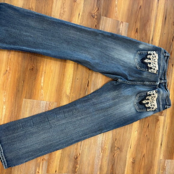 Reba cotton boot cut wash jeans size 14 - Picture 3 of 3